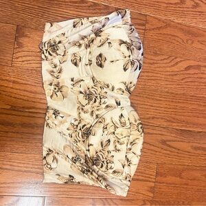 floral corset top,size:s